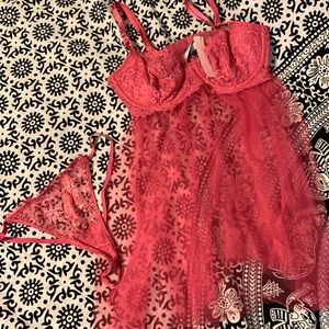 NWT -VS babydoll with matching g-string